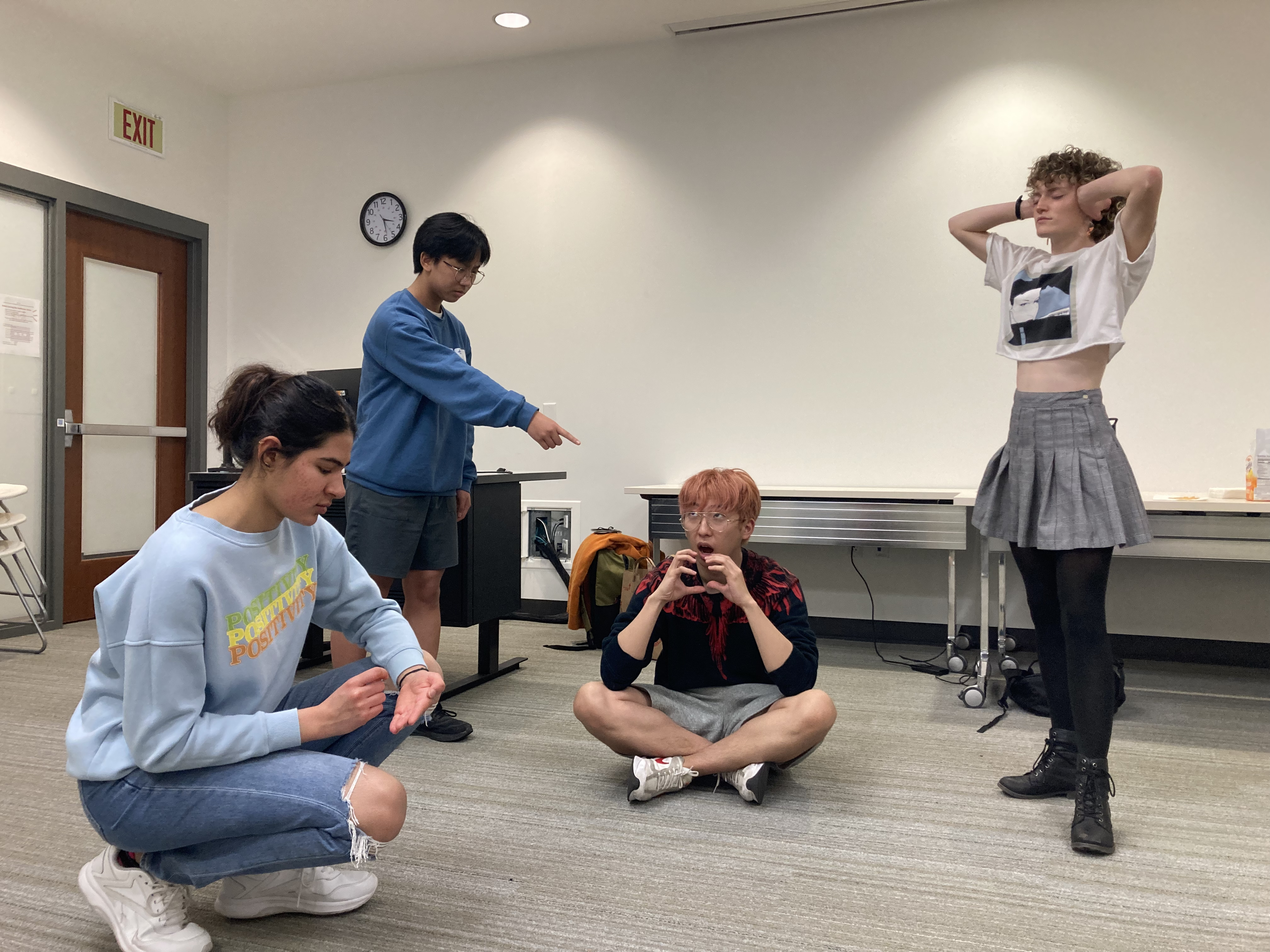 green moment to share rehearsal