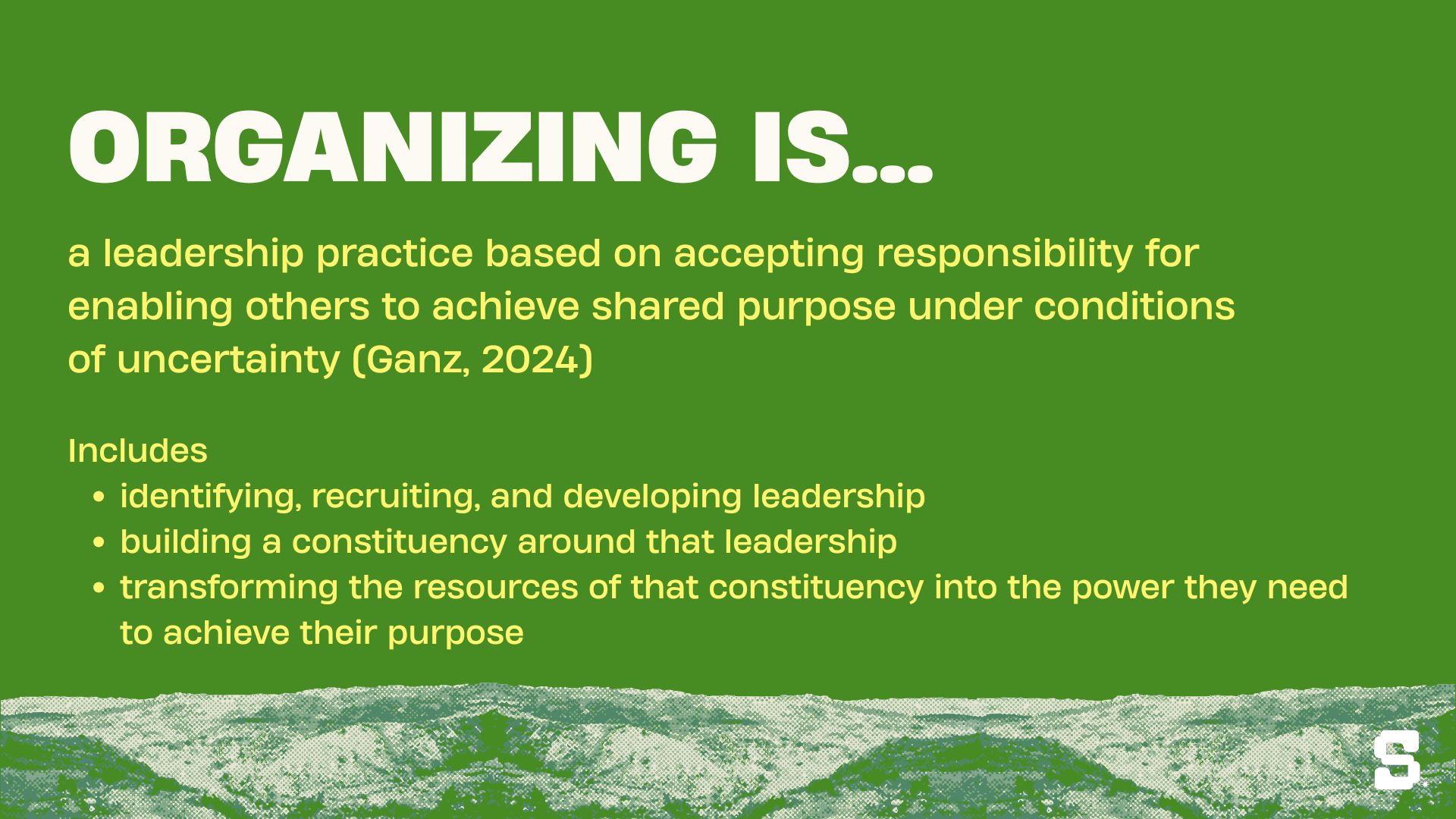 science in solidarity leader training slide